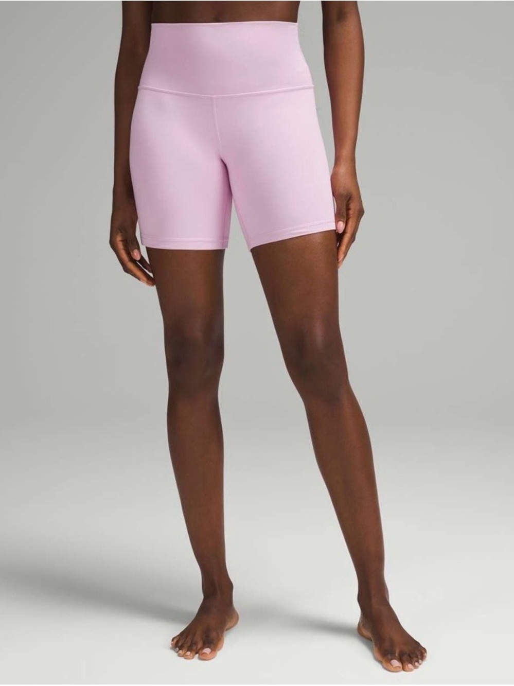 lululemon athletica High-Rise Pastel Pink Bike Shorts